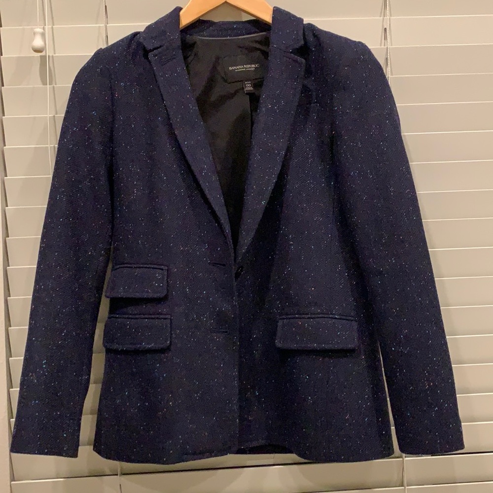 Banana republic blue jacket x-small